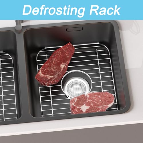 Rejilla protectora para fregadero de cocina de acero inoxidable miniatura 6
