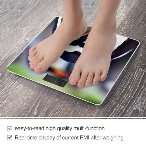 Báscula Digital Cuero con Cabeza de Pingüino, Vidrio Templado miniatura 5