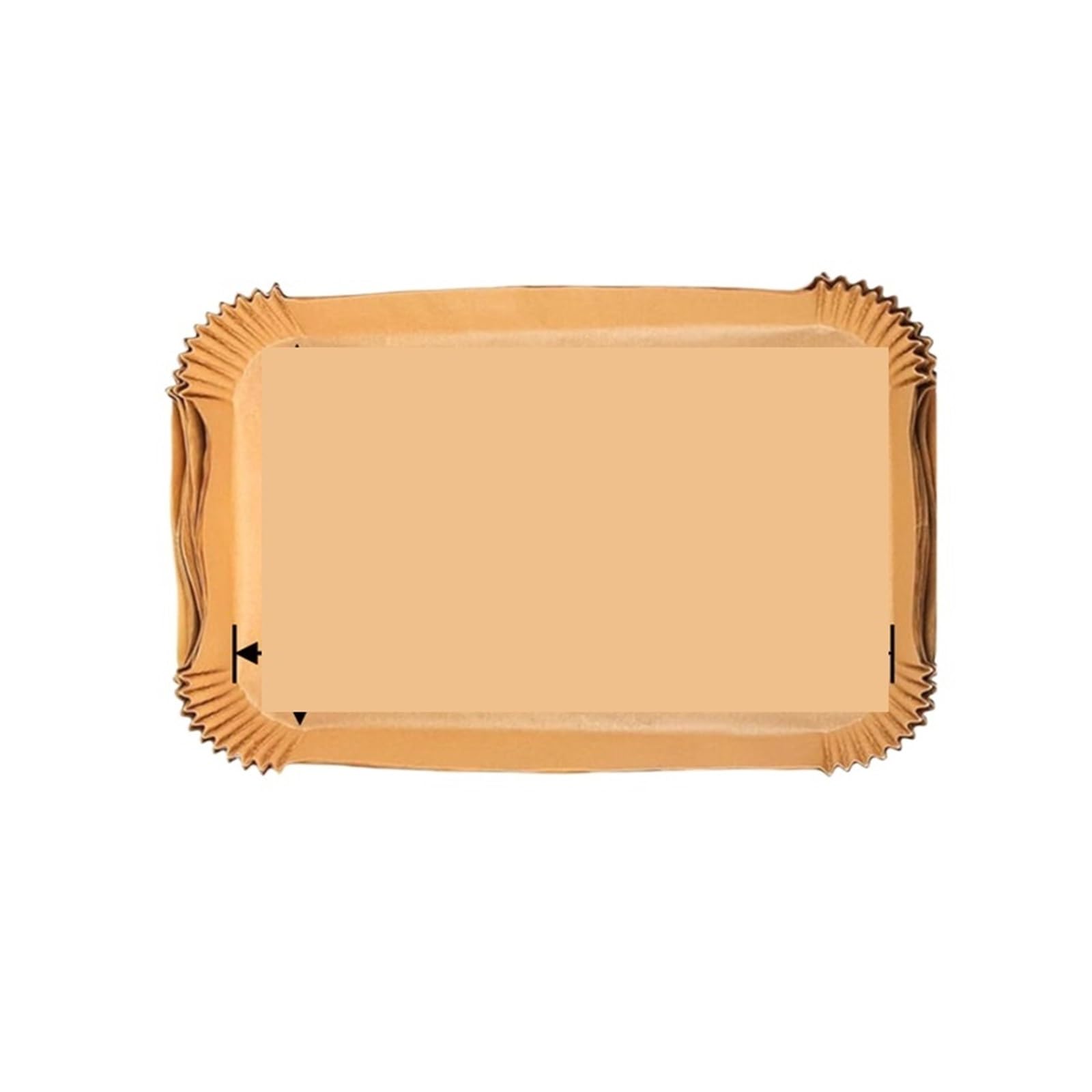 Papel Desechable Rectangular For Freidora De Aire, Compatible Con Ninja, 50-200 Uds. | Alfombrilla antiadherente for horno a prueba de aceite con revestimiento de papel for hornear Airfryer(31x20.5cm,100pcs)