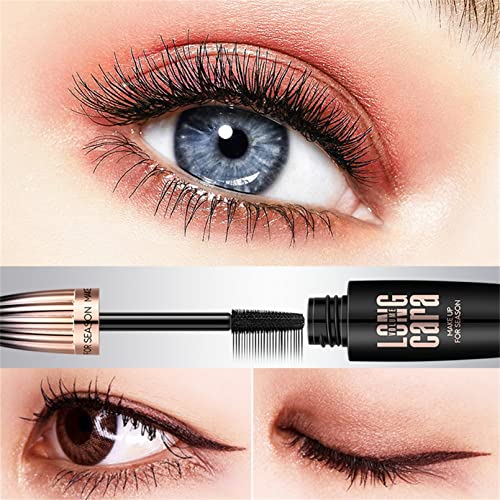 My Amazing Lashes Mascara, 4D Silk Fiber Lash Mascara Black Volume and Length Waterproof, Long Lasting, Smudge Proof, Volumising & Lengthening Mascara Vibely Mascara Long Cara Mascara (1 Pack) - Image 7