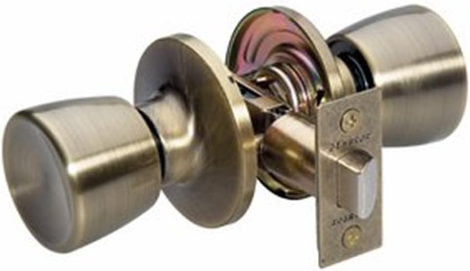 Master Lock TUO0405 Tulip Passage Door Knob, Antique Brass
