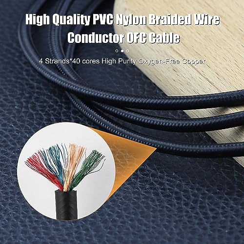 okcsc Replacement Upgrade Headphone Cable with FOSTEX Balanced Headphones Audio Cable - Image 2