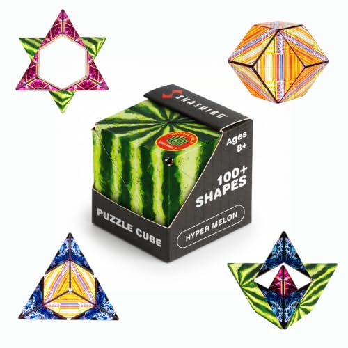 Image of Shashibo DODECA Magnetic Puzzle Cube, Sensory Fidget Toy for Adults & Kids, Stress Relief Fidget Toy for All Ages, Cool Fidget Toys for Desk, Shape Shifting Box, 100+ Possible Shapes