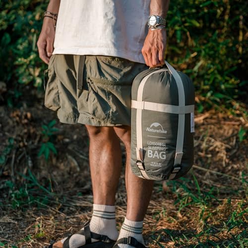 Bolsa de Dormir para Camping Naturehike para Adultos, 36/54°F, Bolsa de Dormir Doble Enlazable para 3 Temporadas, Ligera e Impermeable para Climas Fríos y Cálidos miniatura 6