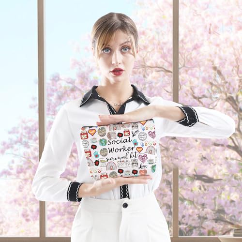 Social Worker Gift Social Worker Graduation Gift for Women Social Worker Survival Kit Portable Storage Bag (Survival Social Worker Bag EU) - Image 4