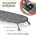 XABITAT Table Top Ironing Board with Wall Mount, D-Crease, Portable Space Saving Mini Laundry Room Iron Board, Foldable Small Ironing Board, Grey