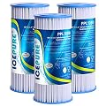 10" x 4.5" Whole House Pleated Sediment Water Filter Replacement for GE FXHSC, Culligan R50-BBSA, Pentek R50-BB, DuPont WFHDC3001, W50PEHD, GXWH40L, GXWH35F, for Well Water, Pack of 3
