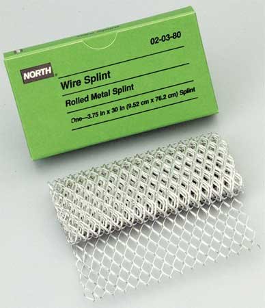 North by Honeywell 020380 Metal Wire Splint - Unitized Refill Metal, Gray