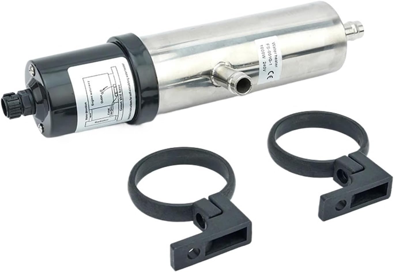 Stainless Generator Engine Water Heater Self-circulating Preheater Thermostat Jacket Heater 500W 1000W 1500W 2000W 3000W 4000W(4000W,120V)
