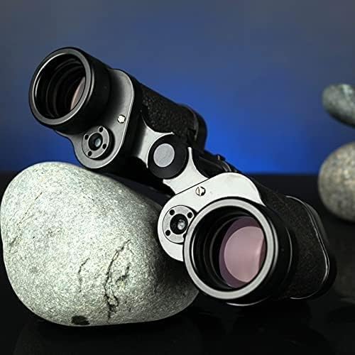 Close-up view of the objective lens of GUOWENHA 8X30 Compact Binoculars