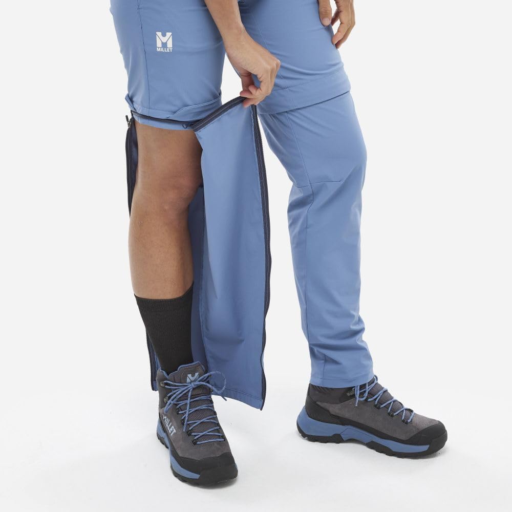 MILLET Pantalon De Randonnée et Trekking 2 en 1 Strech et Convertible, Femme, UBIC Zipp Off
