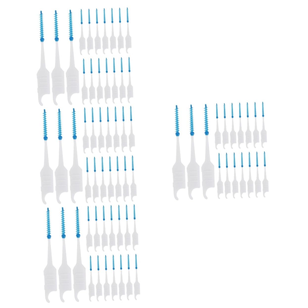 Didiseaon 800 Piezas cepillo interdental herramienta de masaje herramienta de limpieza de limpieza bucal halitosis palillo de hilo limpiadores de huecos de