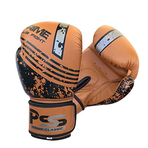 Gants de boxe cuir véritable protégeant les poignets avec bandages MMA - 4