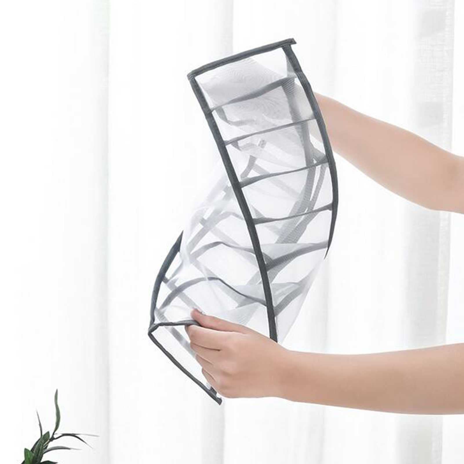 Organisateur de vêtements de tiroir de haute qualité, pliable de vêtements pliable laver le tiroir Organisateur Organisateur for jeans minces, Leggings, sous-vêtements, chaussettes, t-shirts (4 pièces