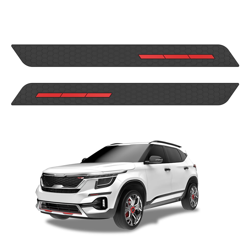 GFX Garnet Universal Car Bumper Scratch Guard Set of 4 Durable & Flexible PVC | Dual-Tone Finish for Enhanced Stylish Look Compatible with All Cars & SUVs-image-21