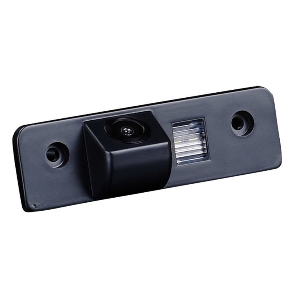 HD Auto Vehicle Car Van 170° Wide Angle License Plate Light Rear View Reversing Backup Camera Parking Aids System Compatible with V W Skoda Octavia/Roomster/Tour