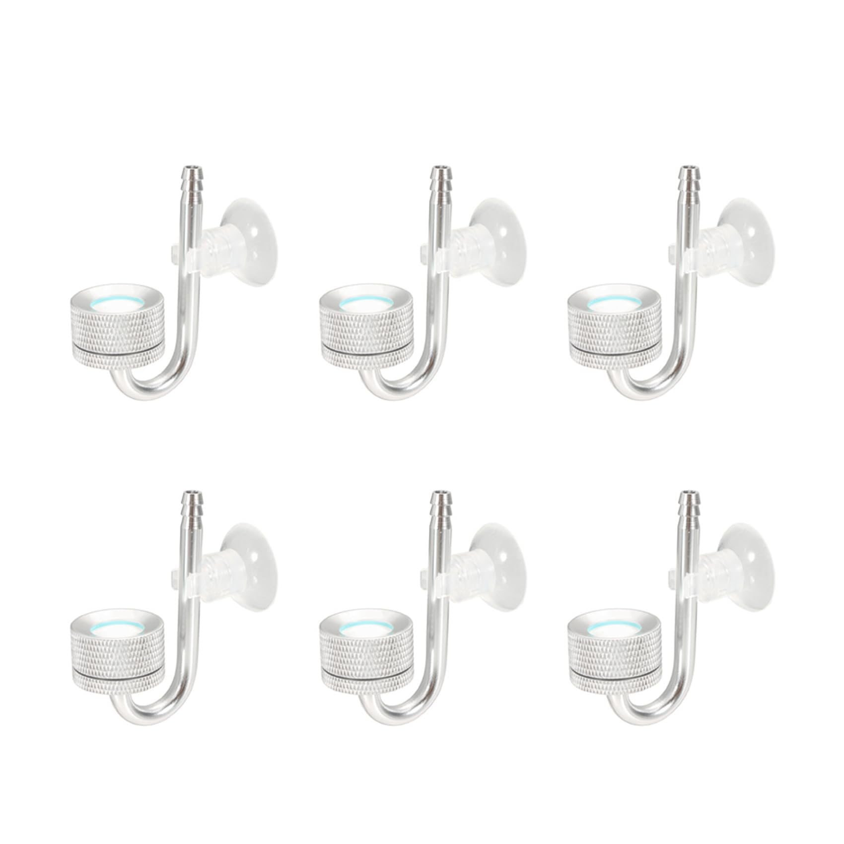 6X Impostare CO2 Diffusore Atomizzatore Regolatore Reactor per Fish Tank Acquario Piante Moss