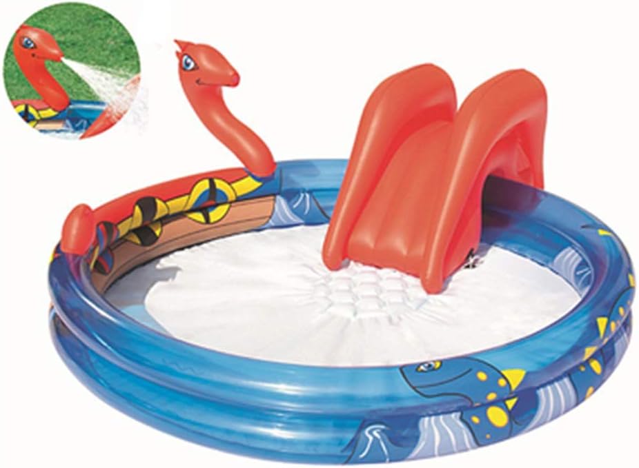 Inflatable pool, Family Paddling Pool, Slide Fountain