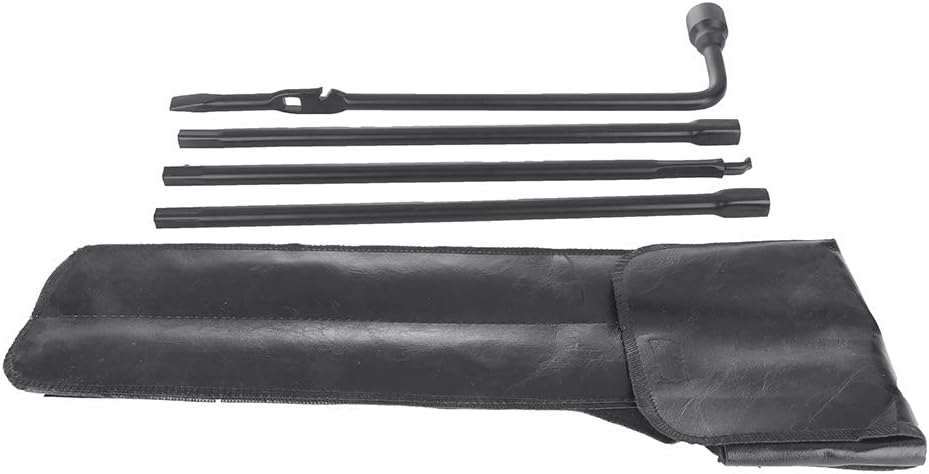 Compatible for 2002-2015 for Cadillac Escalade 1999-2015 for Chevrolet Avalanche Silverado Tahoe 1999-2015 for GMC Sierra 1500 Spare Tire Wrench Tools Kit 1 Elbow Jack Extension