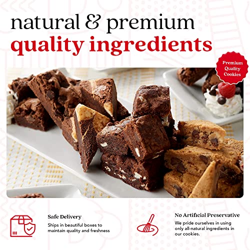 David's Cookies Assorted Brownies In Carton Pack | Enjoy Our Homemade, Delicious, Great For Sharing Freshly-Baked Food Brownie Snacks - Ideal Gift For Family And Friends - 2 Pack #TOP3