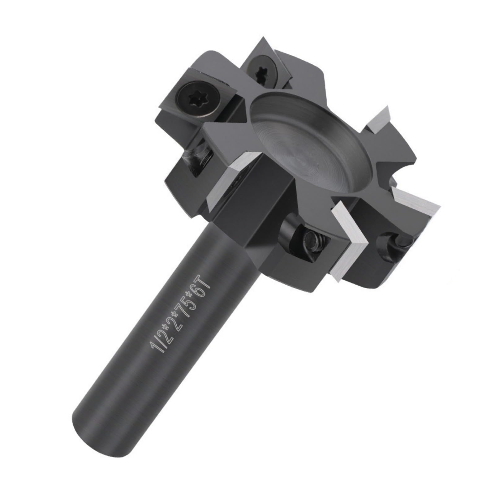 Fresa Duty a 6 scanalature con inserti rimovibili per la lavorazione precisa compositi in legno Diametro taglio 50, 8 mm Fresa con lama inserto rimovibile