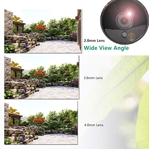 WiTi Outdoor Wireless WiFi Security Camera, with Wide View Angle 2.8mm Lens, 1080P FHD Surveillance Bullet IP Camera, Auto Night Vision and MicroSD Card Slot