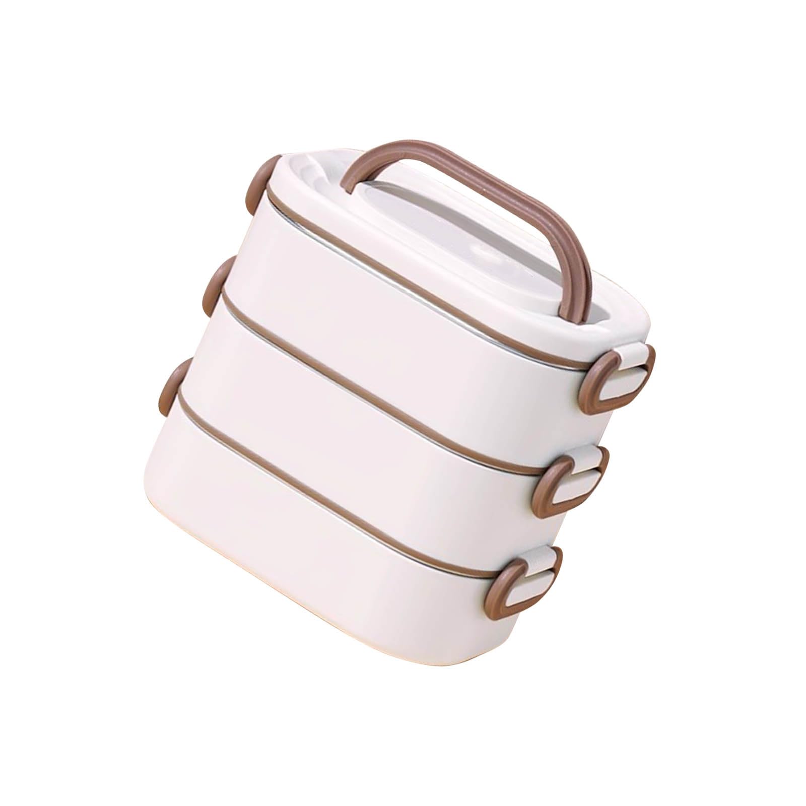 Caja de Almacenamiento de Alimentos Inoxidable con Flexible de Doble Gancho y Bolsa térmica para Transporte de Comidas frías y Calientes Caja de Comida Caliente Transportable