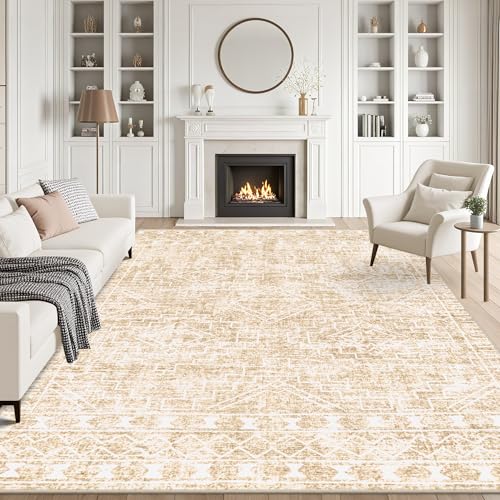 9x12 Area Rugs Living Room Rug: Washable Rug Neutral Lagre