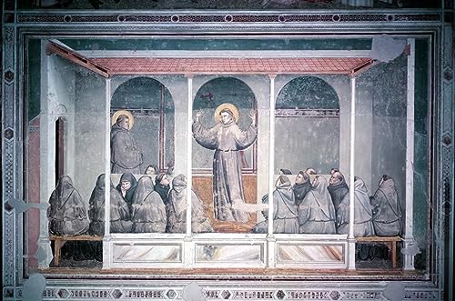 Impresión de lienzo de Giotto Di Bondone, cuadro de pared San Antonio 60x90cm