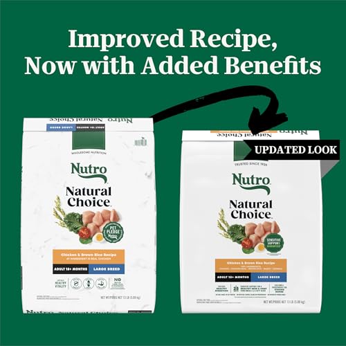 Image of Nutro Natural Choice Large Breed Adult Dry Dog Food, Chicken & Rice, 13 lb