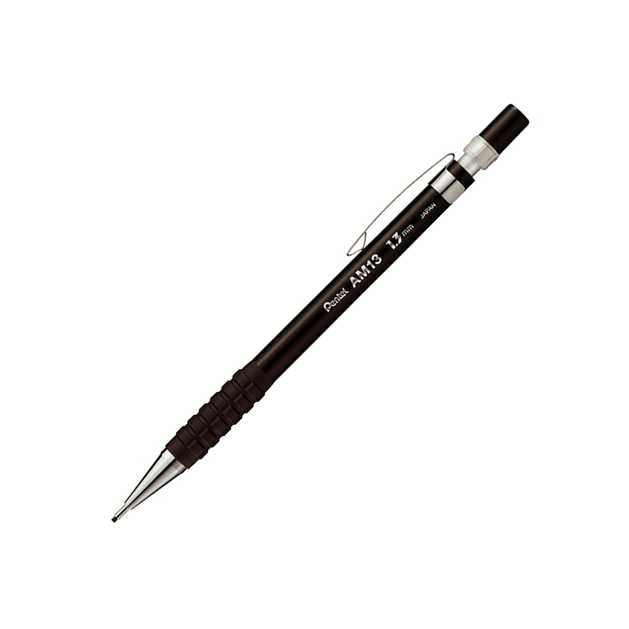 Pentel Lapiseira AM13 1.3mm HB Preta SM/AM13-A : Amazon.com.br: Moda