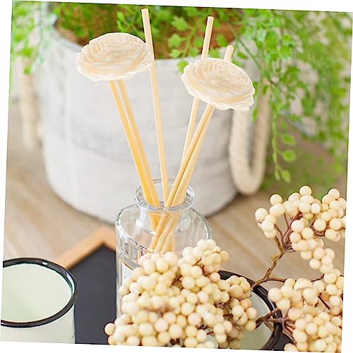 3 piezas de decoraciones delicadas de flores secas para aromaterapia miniatura 6