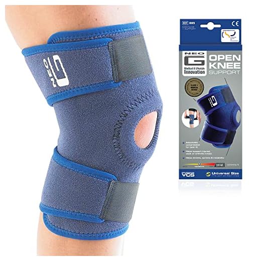 Neo G 387-2223 Knästöd, Öppen Patella, Blå
