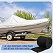 Timgle Boat Trailer Bunk Carpet Polyester Marine Grade Carpet for Trailer Bunks Boards Boat Guides Accessories Parts Replacement Padding for Outdoor(12 Inches X 164 ft,Black)