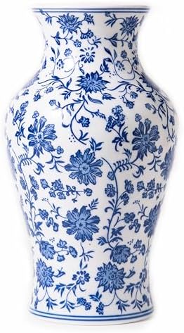 Vintage-Inspired Blue Ginger Jar