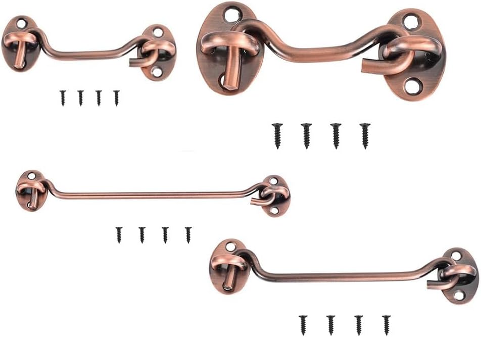 Drawer Lock with 19mm Cylinder Diameter Desk Cabinet Locker Showcase, Zinc Alloy, Keyed Different, Black & White(3inch)