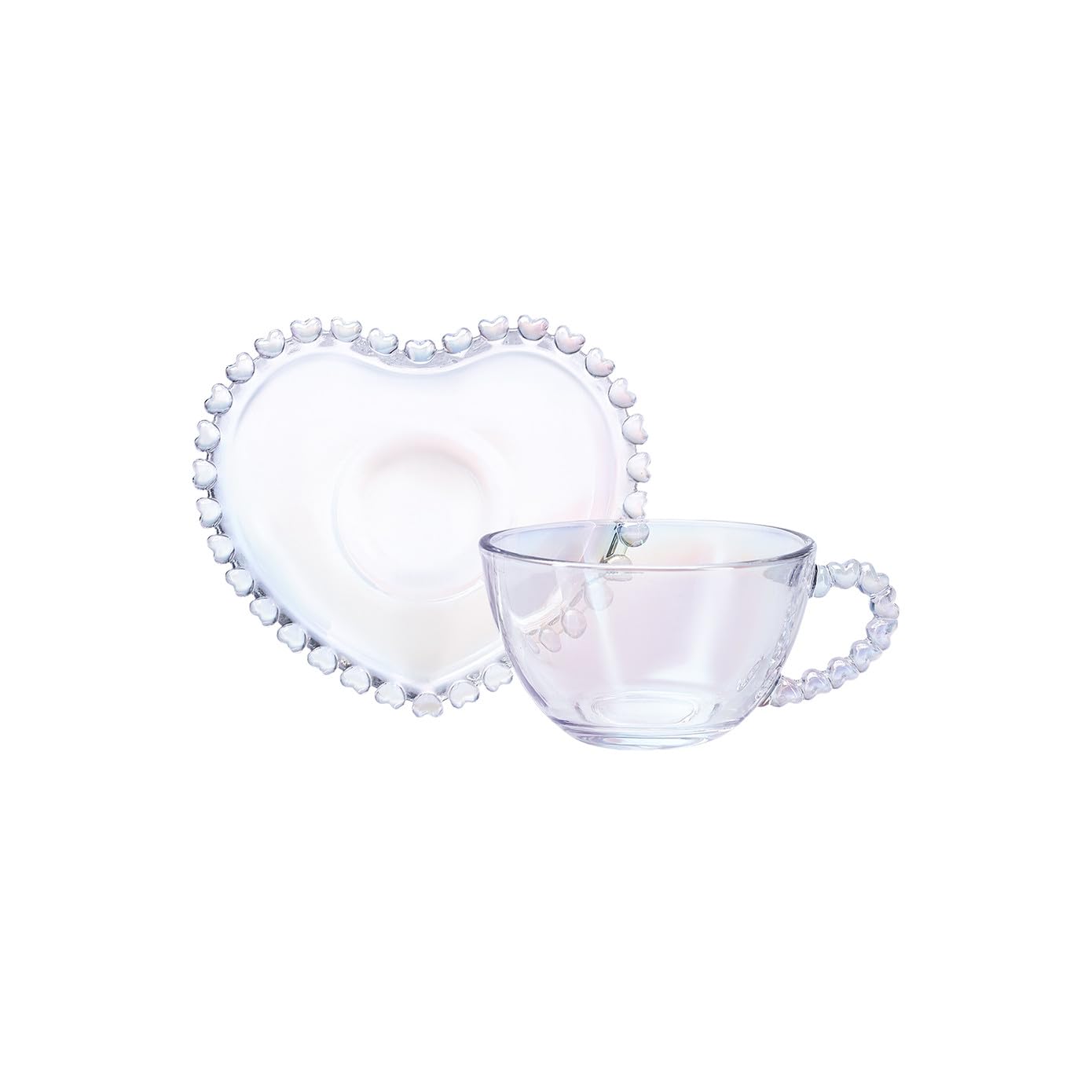 KARACA 1000007530001 Pasta Plates, Glass