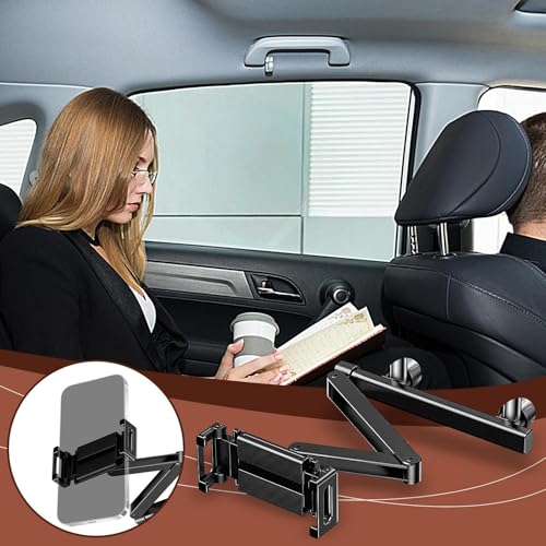 Soporte para tablet para coche Veasbuu giratorio ajustable negro 2