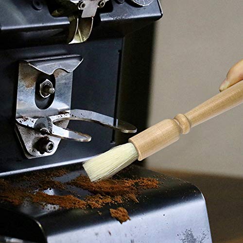 5 Pcs Pastry Brush, Basting Brush, DanziX Wooden Handle Basting Oil Brush with Boar Bristles and Hanging Hole for BBQ Sauce Baking Cooking - 1 Inch,1.5 Inch