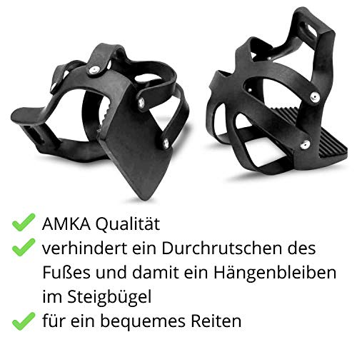 Sicherheitssteigbügel AMKA Distanzsteigbügel mit Korb für Reiter