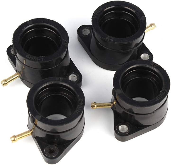 Motorcycle Carburetor Interface Intake Manifold Adapter Joint Boots Set For Yamaha 4HM-13586-00 4HM-13596-00 XJR400 1993-1999