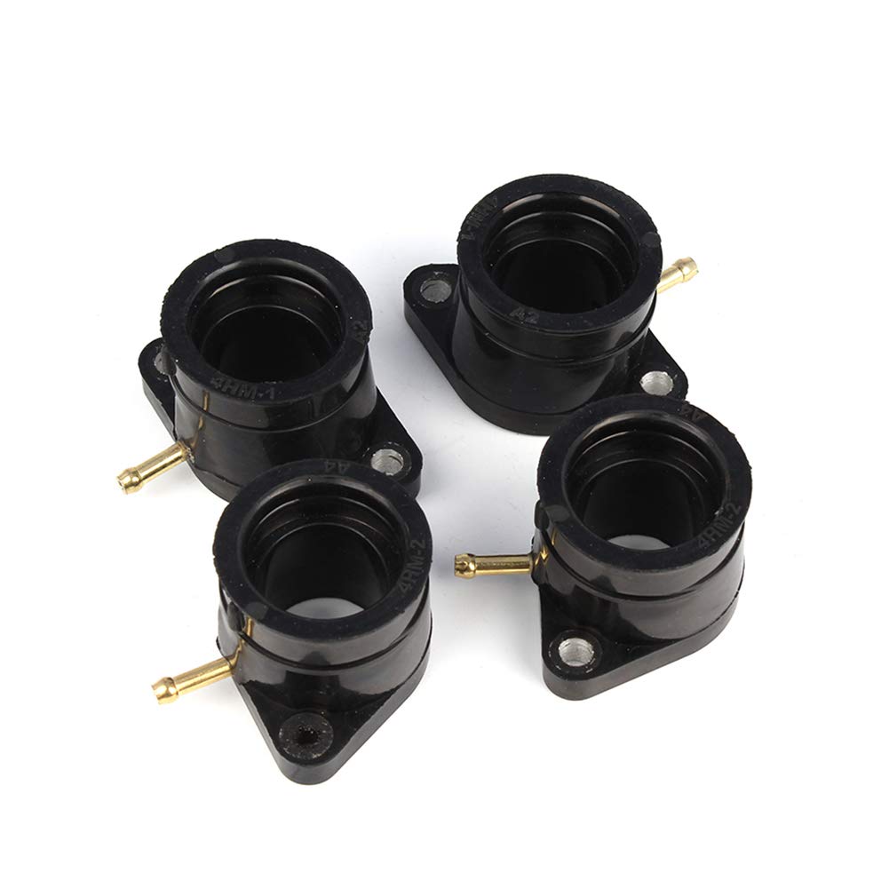 Motorcycle Carburetor Interface Intake Manifold Adapter Joint Boots Set For Yamaha 4HM-13586-00 4HM-13596-00 XJR400 1993-1999