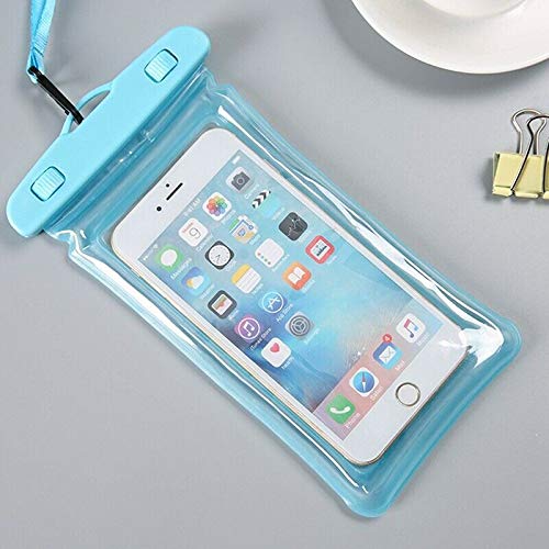 ELECTROPRIME 6X(Hot Spring Swimming Touch Screen Mobile Phone Waterproof Bag (Blue) P7Y9)