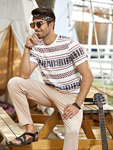TOPLOT T-Shirt for Men Casual Printed with Short Sleeve (Mens-T-shirt-5056)