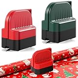 Geschenkpapier Schneider,2PCS Weihnachtspapierrollenschneider,Geschenkpapier Schneider für Rollen, Zubehör zum Basteln,Geburtstagsgeschenke