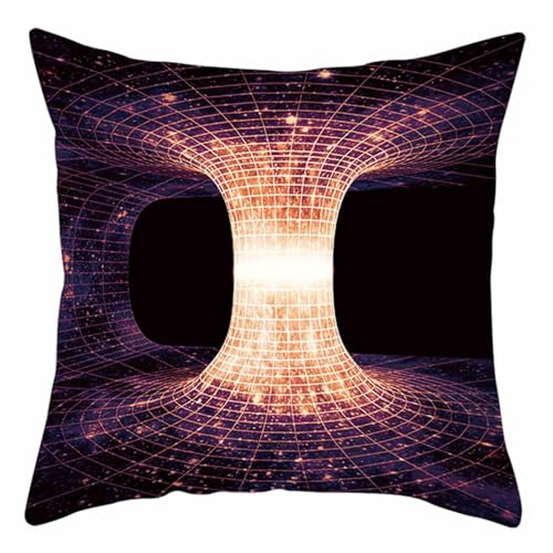 Isdreem Tissu en Lin Housse coussinexterieur taie d'oreiller Deco Housse Coussin Graphique Décoratif Canapé Taie d'oreiller Housses de Coussin 45x45cm