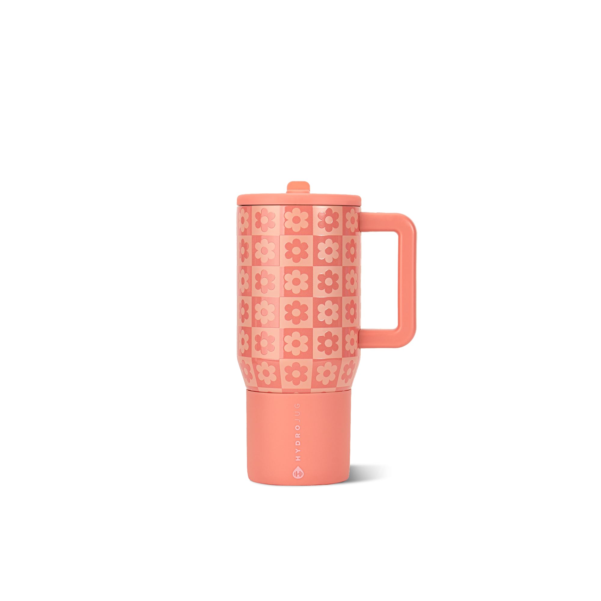HydroJug Traveler Kids Isolierter Becher mit Griff, 567 g, Gänseblümchen