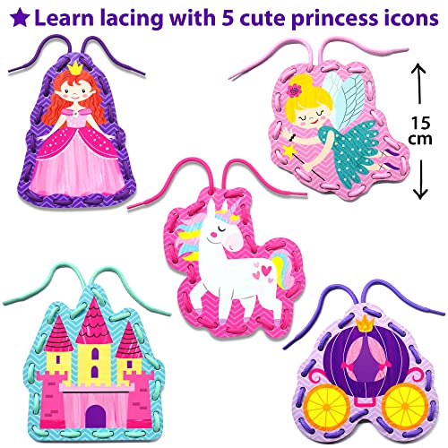 KRAFUN-Beginner-Unicorn-My-First-Lacing-Card-Kit-for-Kids-Arts-Crafts-5-Easy-Princess-Lacing-Projects-Instructions-Included-Lacing-Cards-for-Toddlers-Fine-Motor-Preschool-Skills-Toys KRAFUN-Beginner-Unicorn-My-First-Lacing-Card-Kit-for-Kids-Arts-Crafts-5-Easy-Princess-Lacing-Projects-Instructions-Included-Lacing-Cards-for-Toddlers-Fine-Motor-Preschool-Skills-Toys