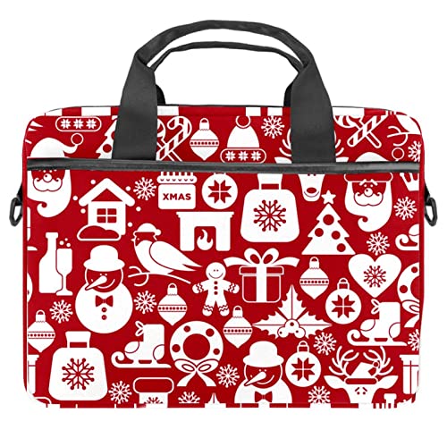 Sacoche ordinateur portable 13 pouces Motif bonhomme de neige Noël à offrir