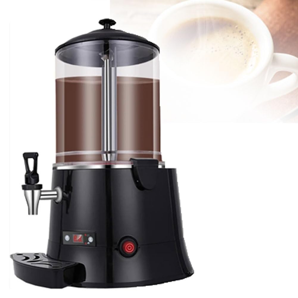 Machine À Chocolat Chaud Professionnelle avec Pompe Et Affichage LED, Chauffe-Boissons À Température Réglable